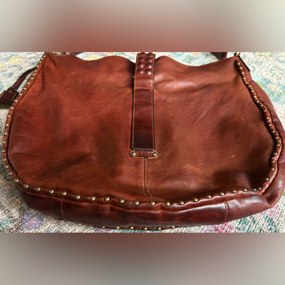 Frye Roxanne Large Hobo Bag, Whiskey color - Picture 4 of 16